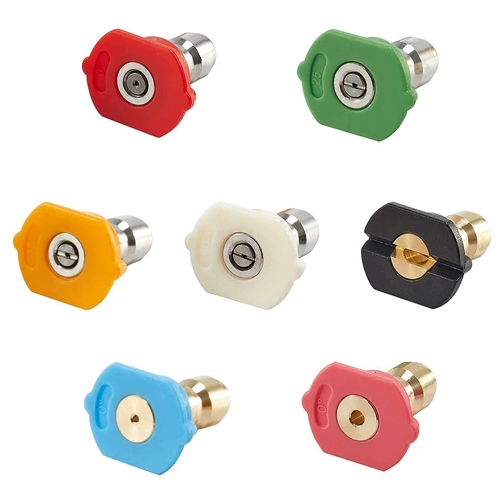 ya 26 High Pressure Washer Spray Tips Nozzles 1/4 Inch 7pcs Garden Cleaning Tool