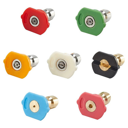 ya 26 High Pressure Washer Spray Tips Nozzles 1/4 Inch 7pcs Garden Cleaning Tool
