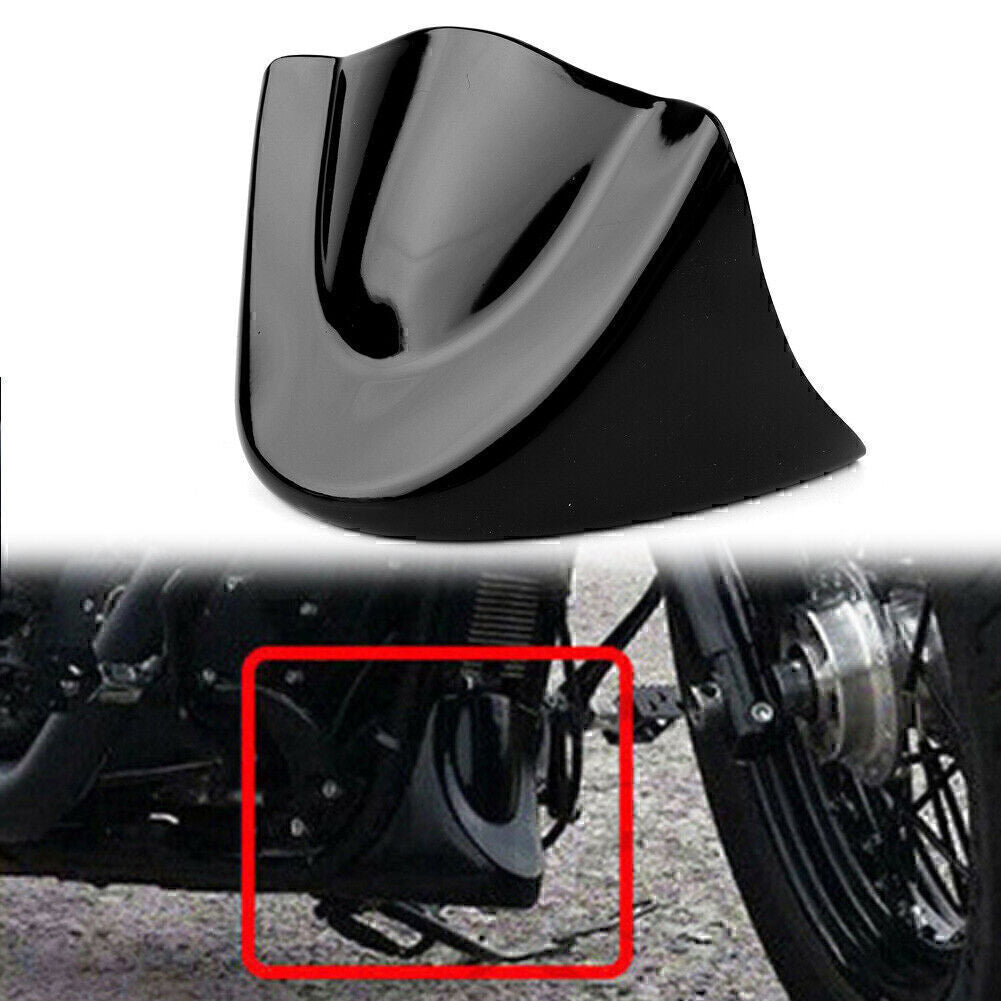 ya 5 8.7 Front Chin Spoiler Air Dam Fairing for Harley Dyna FXD FXDB 1999-2005 Black po