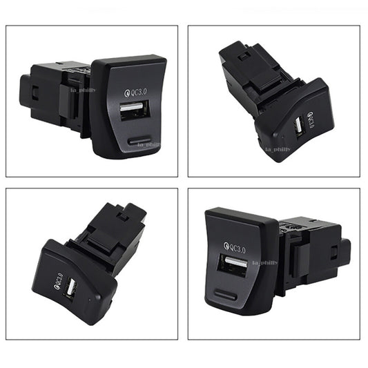 ya 13 Car Central Control AUX USB for Charger Switch Cable Fit For 2019-2020 for Toyota RAV4