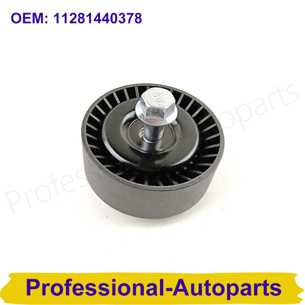 ya 3 6.24 11281440378 Belt Deflection Guide Pulley for BMW E46 E81 E82 E87 E90 E91 E92 E93
