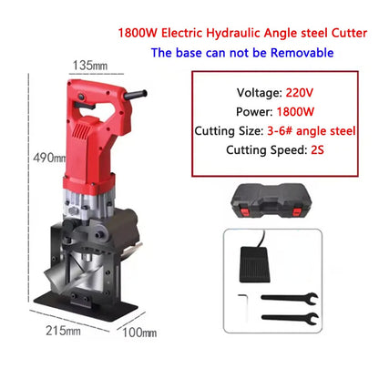 ya 25 1800W Four-cylinder Hydraulic Angle Steel Cutter Steel Cutting-off Machine