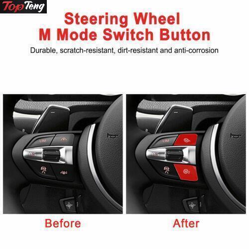 ya 1 8.5.1 Steering Wheel M Mode Switch Button Fit For F30 F34 F15 F16 Red