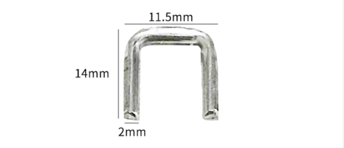 4000PCS U type 508 Clips for Manual U-shape Sausage Clipper Clipping Machine New