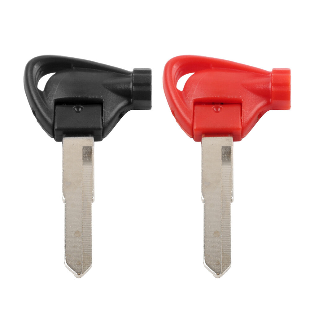 ya 1 7.4 2PCS Left Ignition Key Blank Shell Case Uncut Blade for Yamaha Motorbike Scooter