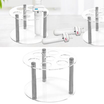 ya 25 Flavor Cartridge Holder Acrylic Water Bottle Stand Case Round Support Stand