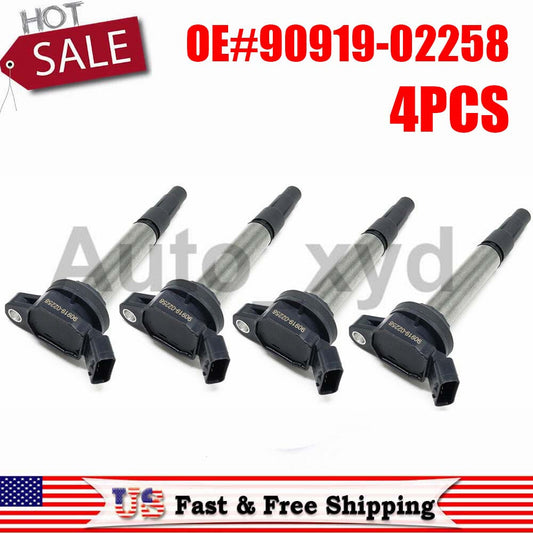 ya 8 5.27 4x New Ignition Coil for Toyota for Corolla Prius Matrix Prius xD CT200h 90919-02258