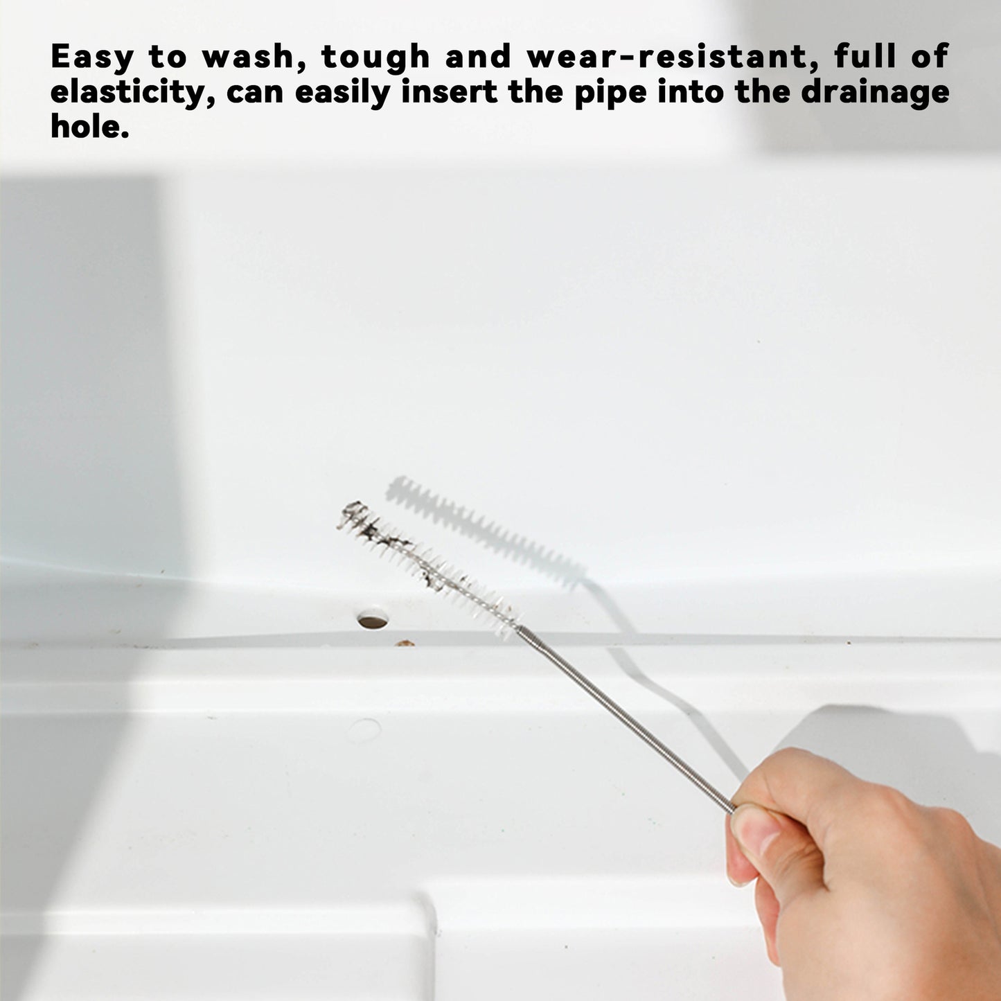 ya 26 2 Sets Reigerator Water Line Cleaning Tool Long Brush Drain Pipe
