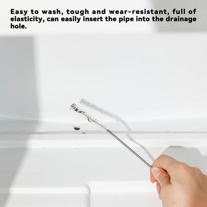 ya 26 2 Sets Reigerator Water Line Cleaning Tool Long Brush Drain Pipe