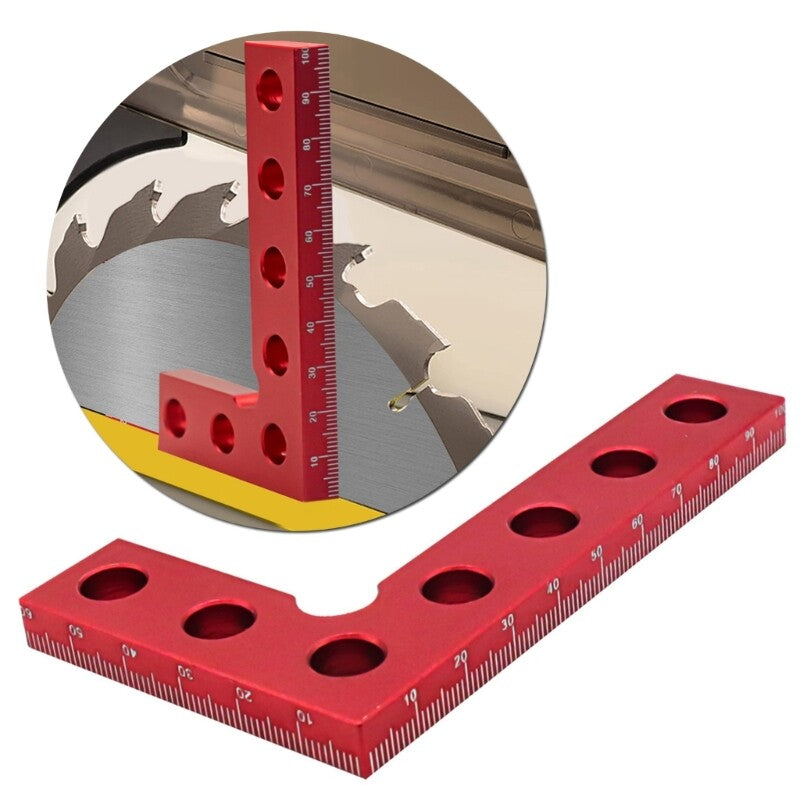 ya 14 100mm Woodworking 90 De Pisions Square EdgesMarking Tool Aluminum Square