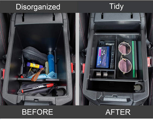ya 8 5.26 Center Console Organizer Storage Armrest Tray Box for Toyota for 4Runner 2010-2024