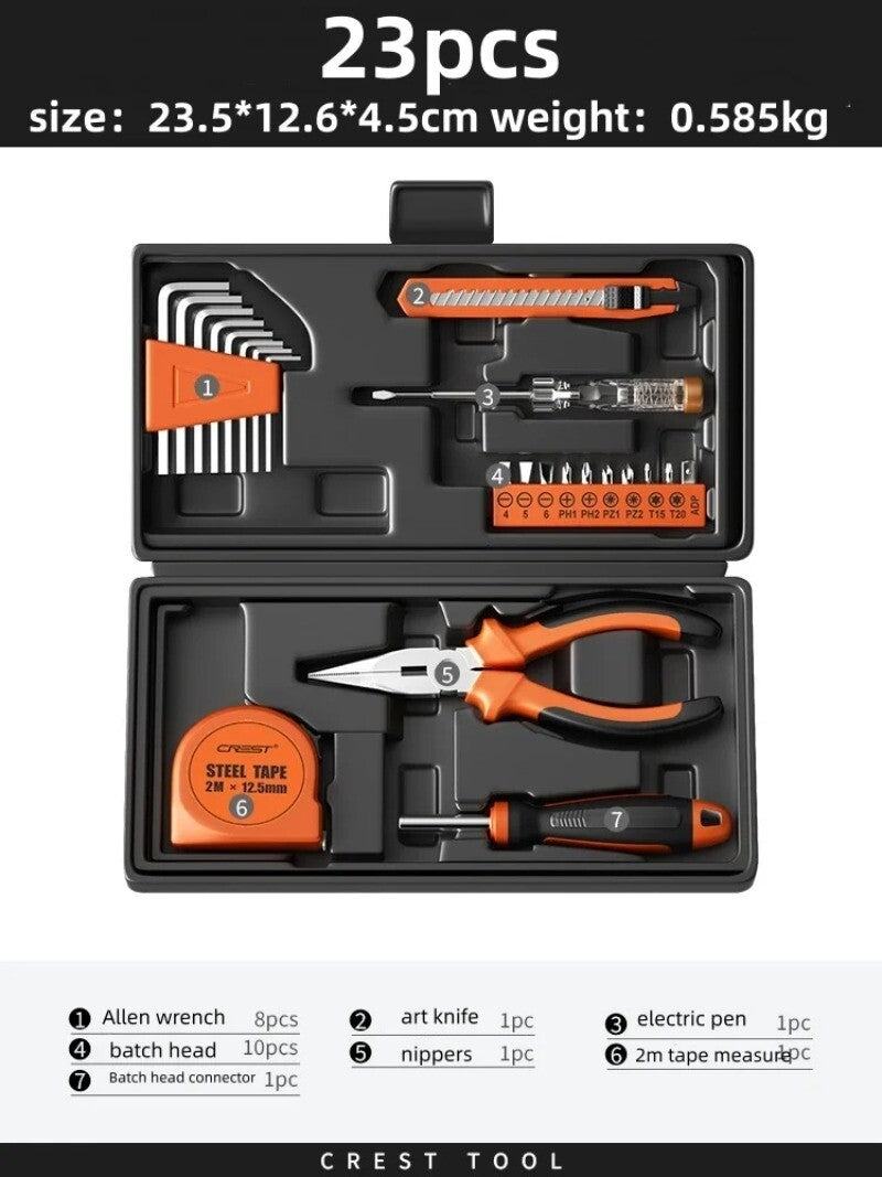 ya 26 Complete Tools Set Kit Professio l Hand Toolbox General Household Work Tool Box