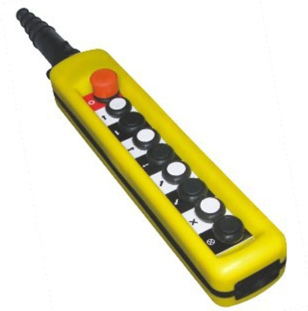 ya 25 XAC-8913 2Speed Operators Hoist Crane 8 Pushbutton Pendant Control Station NEW