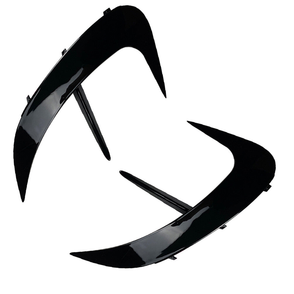 ya 3 6.25.3 2x Rear Bumper Splitter Spoiler Canard Air Vent Fit for Mercedes-benz C-Class W206