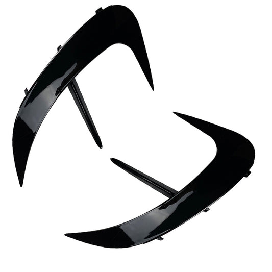ya 3 6.25.3 2x Rear Bumper Splitter Spoiler Canard Air Vent Fit for Mercedes-benz C-Class W206