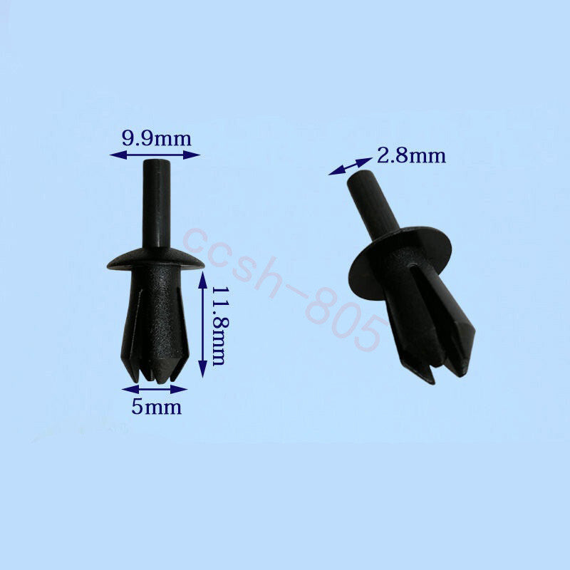 ya 5 8.7 10 Pcs Car Fender Liner Rear Spoiler Air Inlet Duct Rivet Clips for BMW