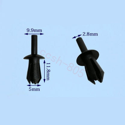 ya 5 8.7 10 Pcs Car Fender Liner Rear Spoiler Air Inlet Duct Rivet Clips for BMW