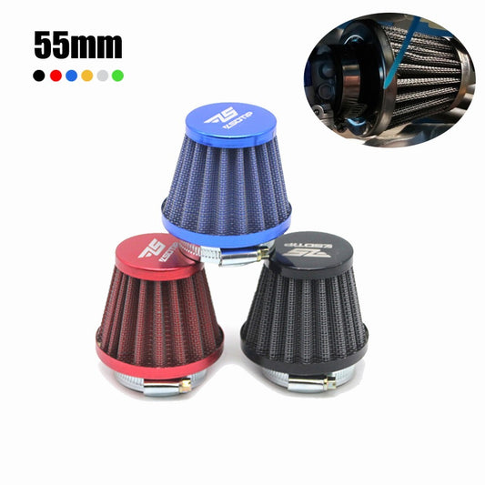 ya 8 5.26 55mm carburetor air filter speed stack for motorcycles carbide black/red/blue 
