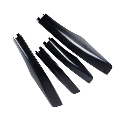 ya 5 8.7 Fit For RX330 RX350 2004-2007 4Pcs Roof Rack Cover Shell Rail End Cap Black