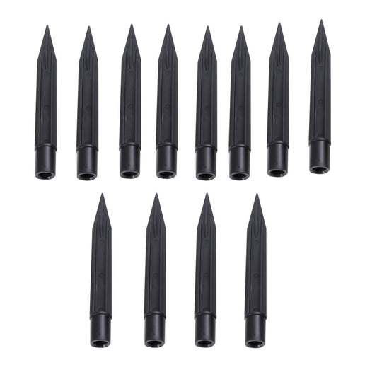 ya 3 6.25 12 Pcs Garden Stakes Lawn Lamp Floor Cone Lights Ground Spikes Holder