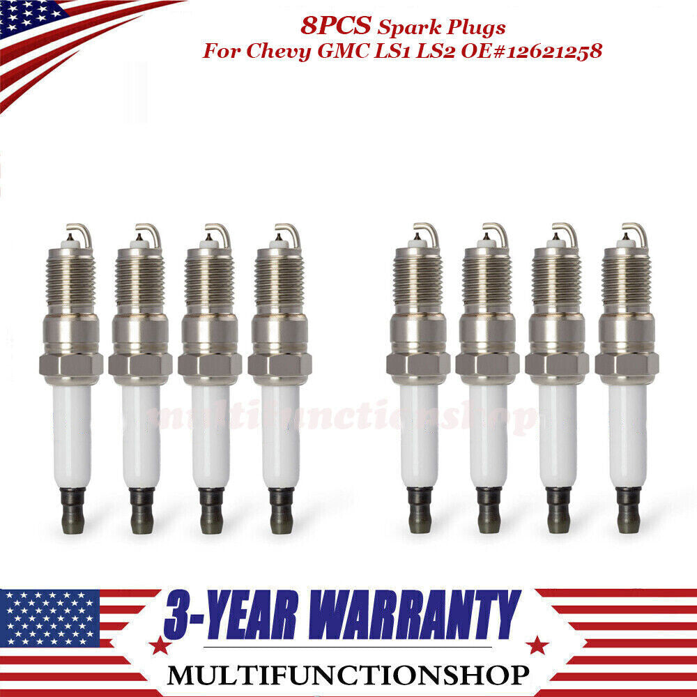 ya 2 6.27 8 pcs iridium spark plugs 12621258 for GMC for Chevrolet Suburban for Cadillac Escalade ESV