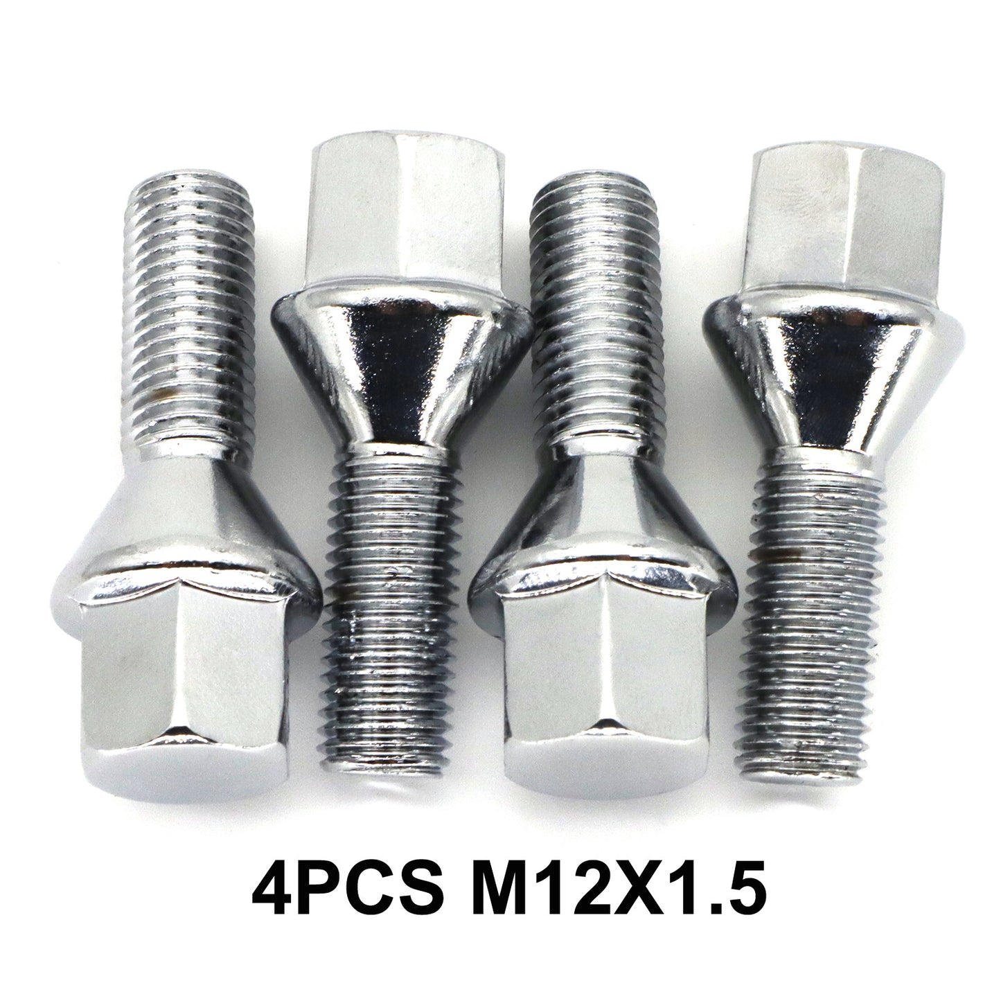 ya 5 8.7 4x M12x1.5mm Alloy Wheel Nut Bolts Lug Stud for BMW 3 Series E21 E30 E36 E46 E90