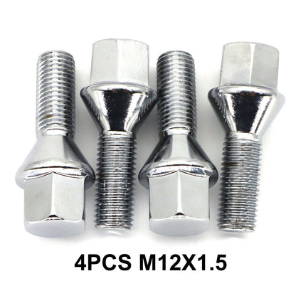 ya 5 8.7 4x M12x1.5mm Alloy Wheel Nut Bolts Lug Stud for BMW 3 Series E21 E30 E36 E46 E90