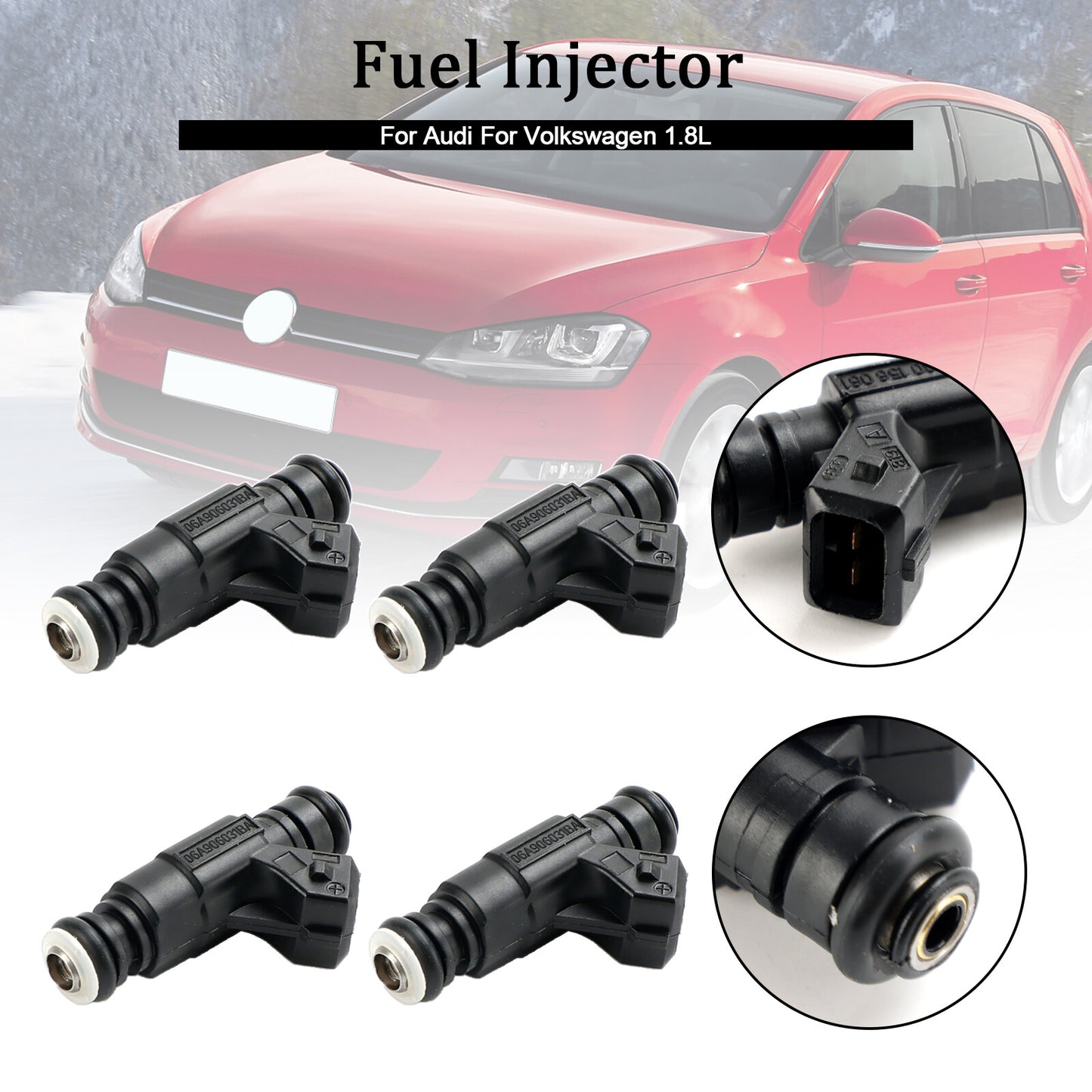 ya 1 8.5.2 4PCS Fuel Injector 0280156061 for Audi for VW 1.8L 852-12184
