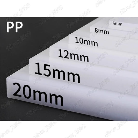 PP polypropylene Plastic Flat Board Plate Sheet Select Size