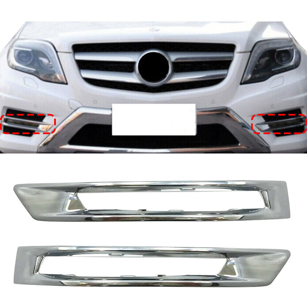 ya 1 8.5.1 A pair of front bumper fog light grille covers suitable for the 2014-2016 for GLK