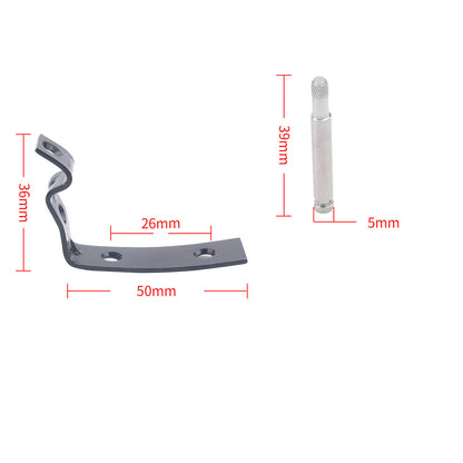 ya 5 8.7 Suitable for Audi A4 S4 RS4 B6 B7 8E glove box cover hinge buckle repair fixing kit bracket
