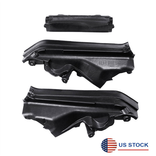ya 27 6.21 Left+ Right+ Upper Engine Compartment Partition Panels Set for BMW for X5 X6 E70 E71