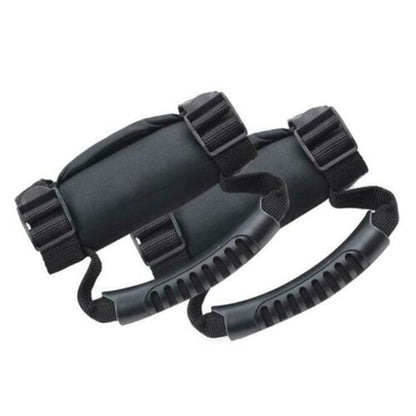 ya 5 8.7 2xAdjustable ATV UTV Roll Bar Straps Grab Handle Door Side Top Mount-Grip-Handle