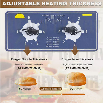 ya 26 Hamburger Warmer Machine Burger Toaster Camping Toaster Steam Hamburger Machine