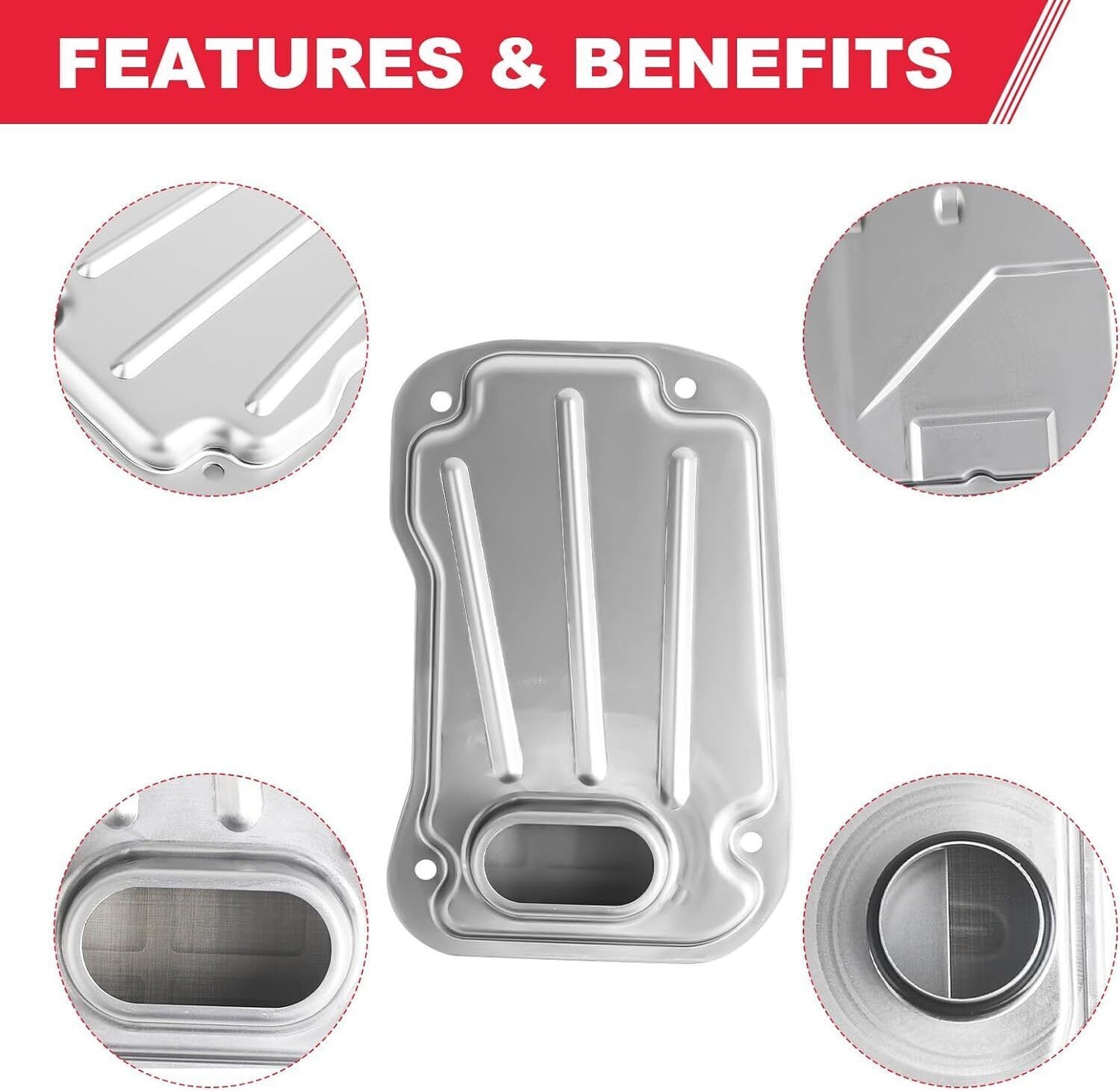 ya 1 8.5.3 for 4Runner Tundra Transmission Filter Kit 03-UP Flat Gasket A750E A750F TB-50LS