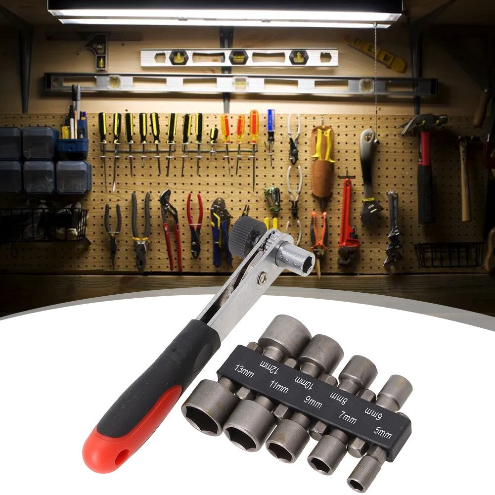 ya 26 Ratchet Wrench Socket Wrench Small Spanner Set 10pcs Adapter Exquisite