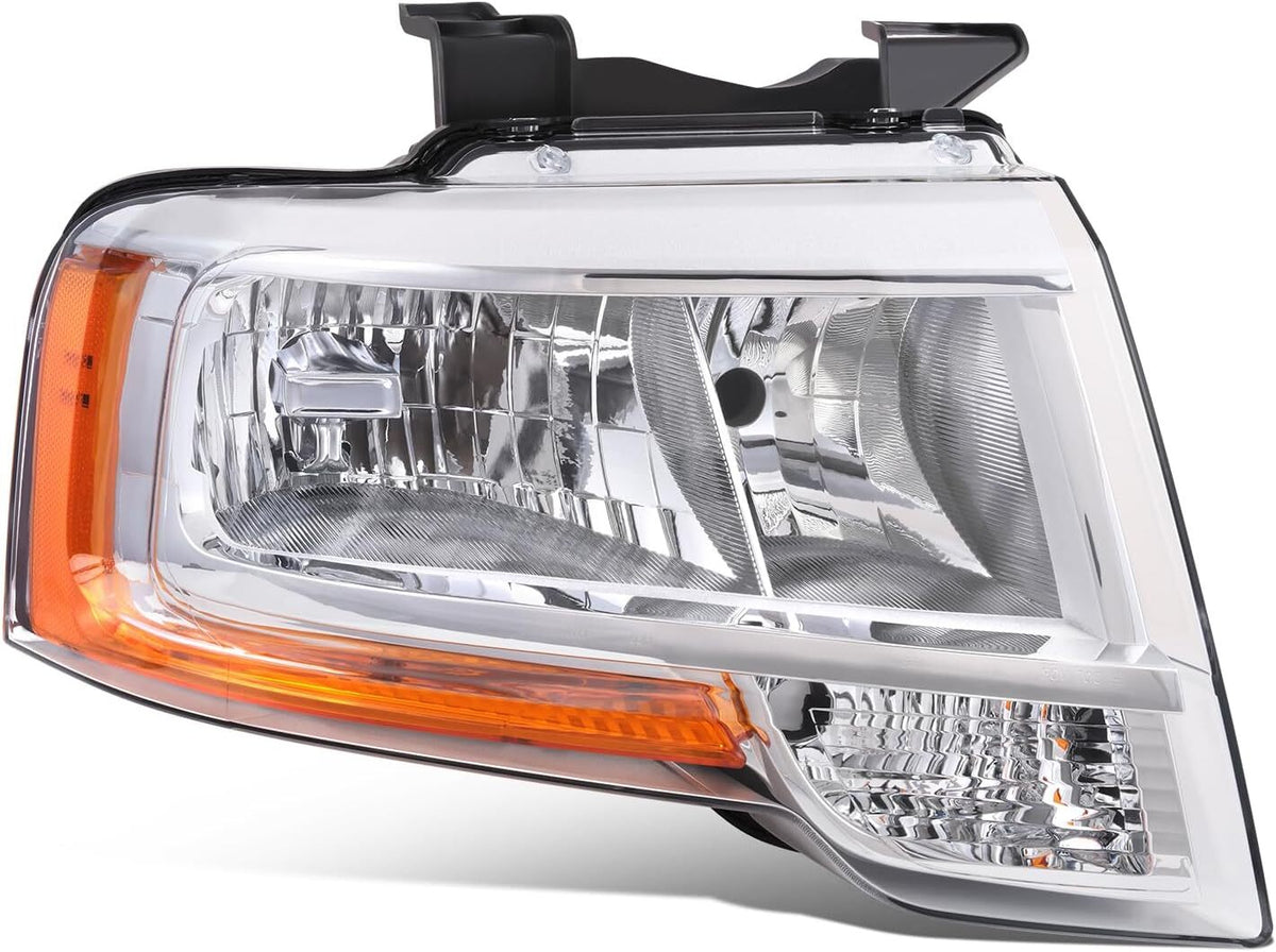 ya 10 10.28 Passenger Right Chrome Headlight For 2015-2017 Expedition 15-17 Headlight n