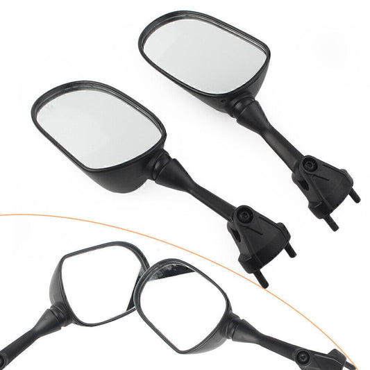 ya 4 6.21 Pair Rear View Mirrors Fit for Kawasaki ZX6R ZX-6R ZX636 2005-2008 ZX10R 04-10