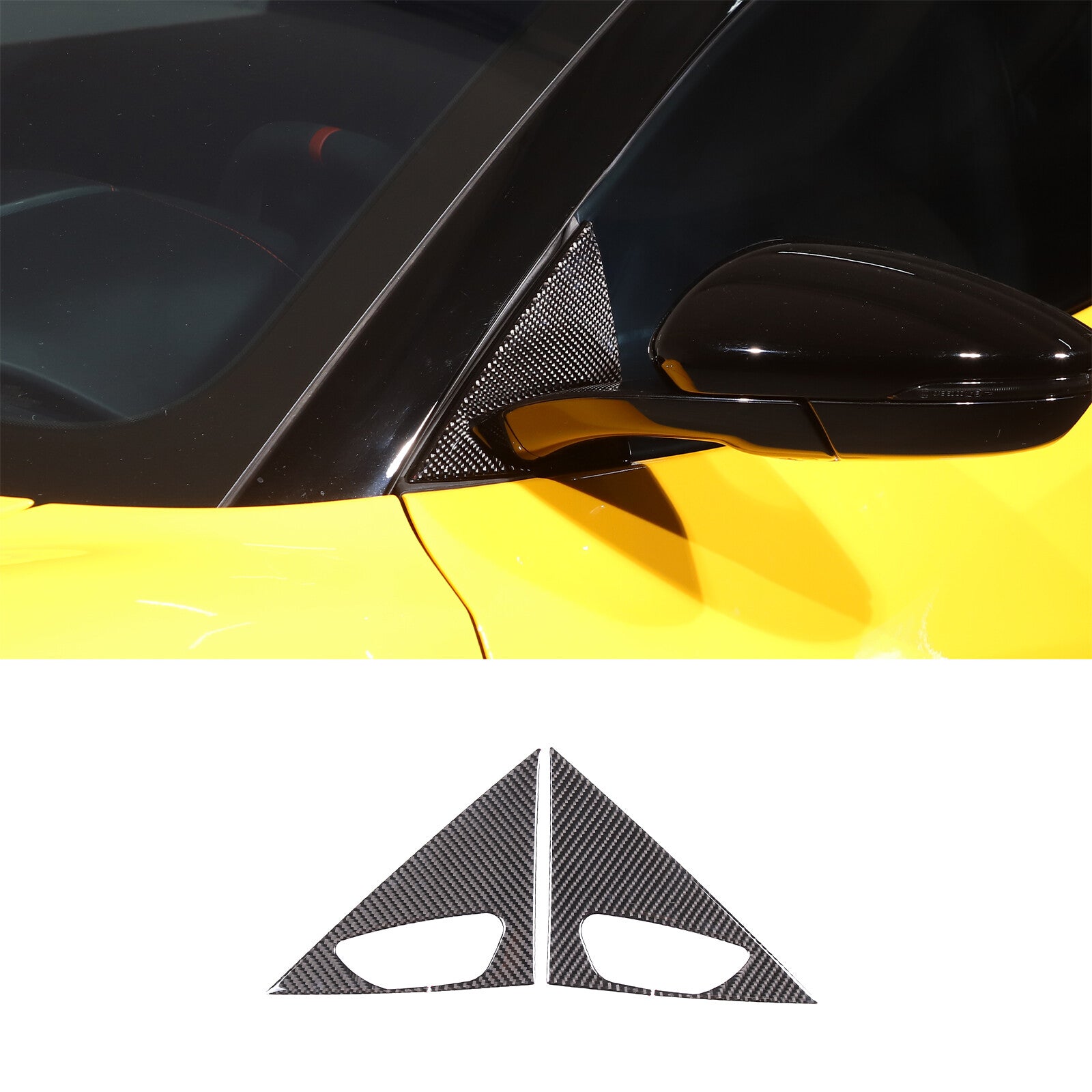 ya 1 8.5.1 Carbon ABS Center Console Cup Holder Panel Cover for Alfa Romeo Giulia 2017 - 2019