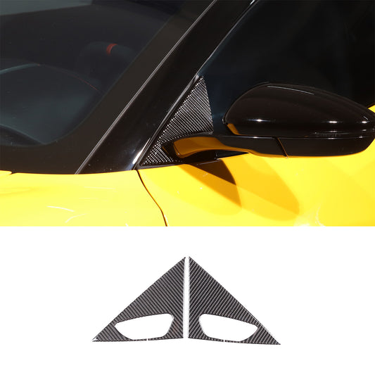ya 1 8.5.1 Carbon ABS Center Console Cup Holder Panel Cover for Alfa Romeo Giulia 2017 - 2019