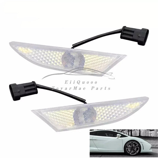 ya 12 5.22.2 NEW Clear Side Marker Indicator Lens with bulb for for Lamborghini Gallardo 560 570