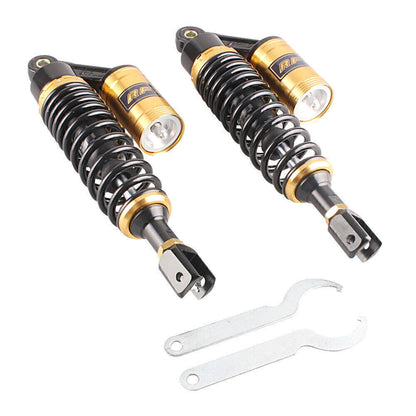 ya 5 8.7 12.5 320mm Rear Adjustable Air Shock Absorber Fit Scooters Moped Quad Gold