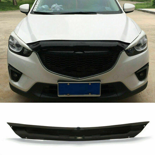 ya 4 6.17 for Mazda for CX-5 2012-16 Black Front Shield Hood Deflector Guard Bonnet Protector