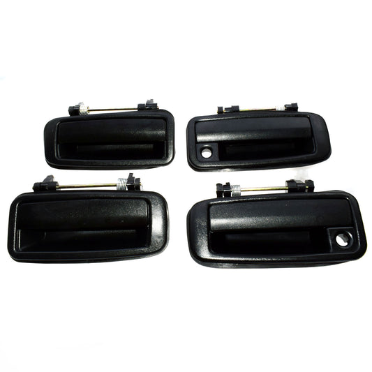 ya 5 8.7 Suitable for Toyota for COROLLA 1988-1992 4-piece set of black exterior door handles -
