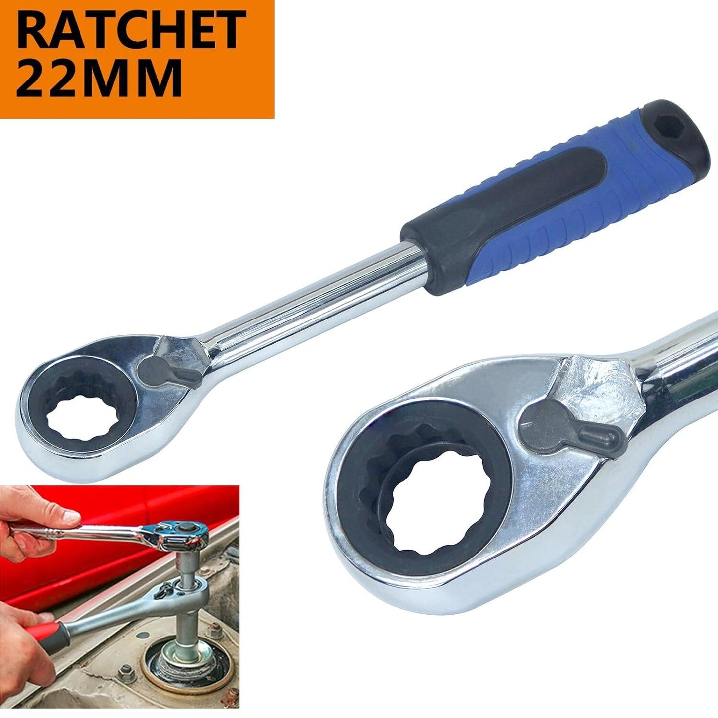 ya 2 6.29 18-Piece Steering Hub Suspension Shock Absorber Strut Nut Removal Tool Socket Set