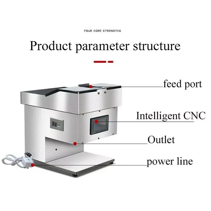 ya 26 Commercial shrimp peeler with back opening for cutting butterfly shrimp