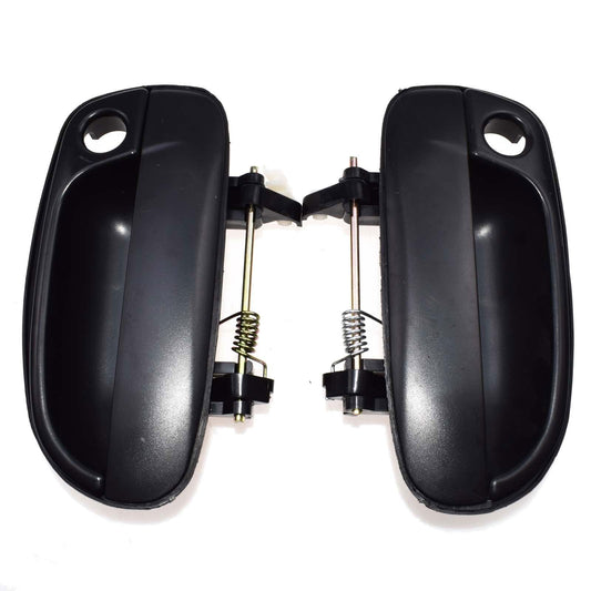 ya 5 8.7 2-piece set of black front left and right exterior door handles suitable for modern accents 00-06