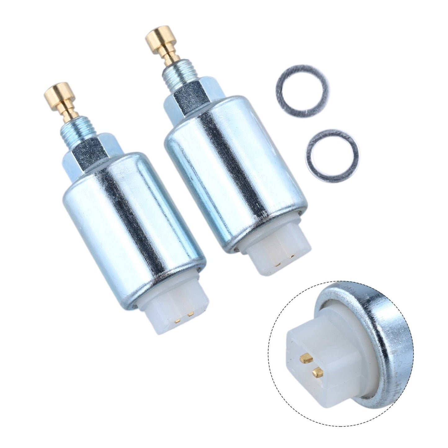 ya 28 Carburetor Fuel Solenoid Valve Fit for Craftsman 499161 Replacement Pack of 2