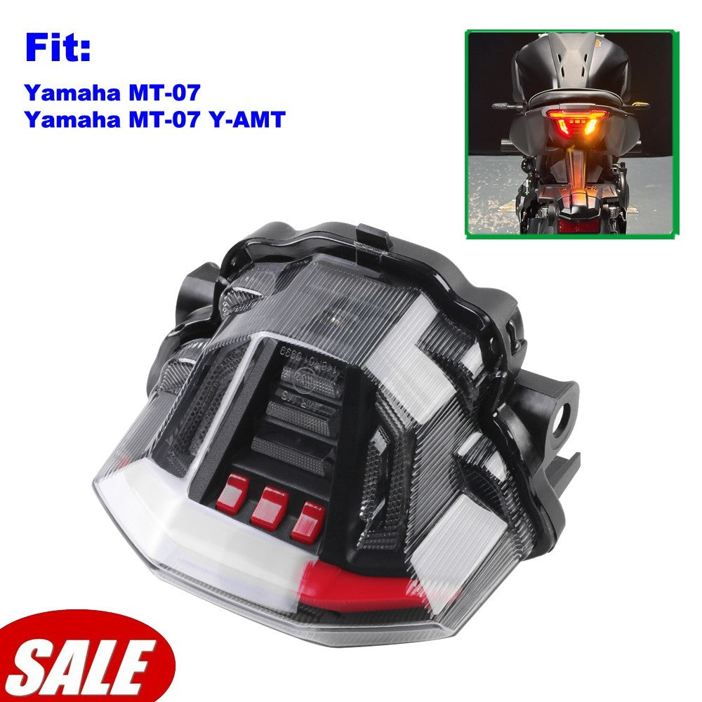 ya 5 6.16.2 For 2025 for Yamaha MT-07 /Y-AMT Rear Integrated Taillight w/Brake Light/Turn Signal