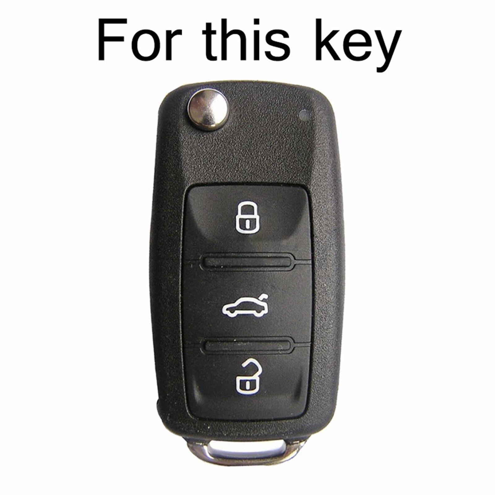 ya 5 8.7 Key Case for VW POLO for Bora Beetle for Tiguan for Passat for Golf Silicone Remote Fob Cover